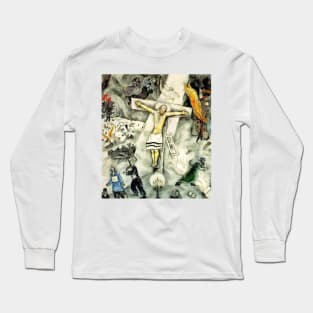 White Crucifixion, 1938 by Marc Chagall Long Sleeve T-Shirt